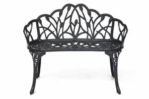 Скамья Secret De Maison Strauss (Штраус) алюминиевый сплав, 99хх56х76см, черный черный