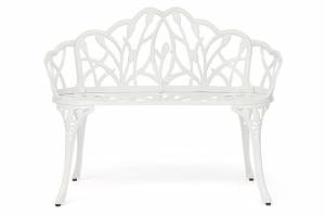 Скамья Secret De Maison Strauss (Штраус) алюминиевый сплав, 99хх56х76см, butter white белый