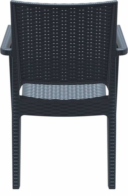 Комплект пластиковой мебели Miami Ibiza антрацит Комплект пластиковой мебели Miami Ibiza антрацит