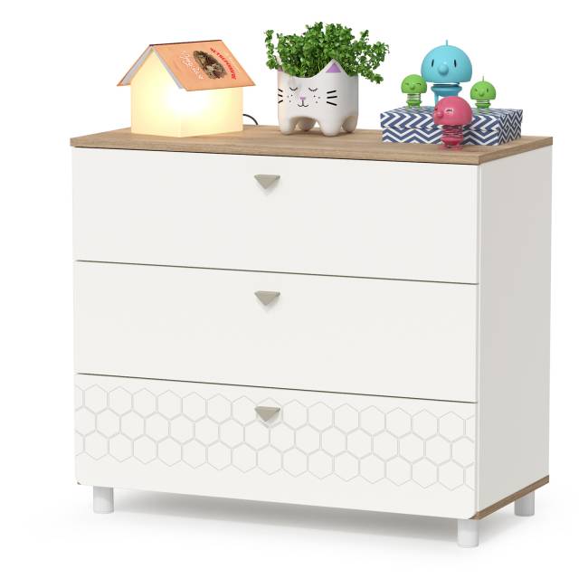 Мебель для детской комнаты Эйп № 1 цвет белый/дуб белый Мебель для детской комнаты Эйп № 1 цвет белый/дуб белый