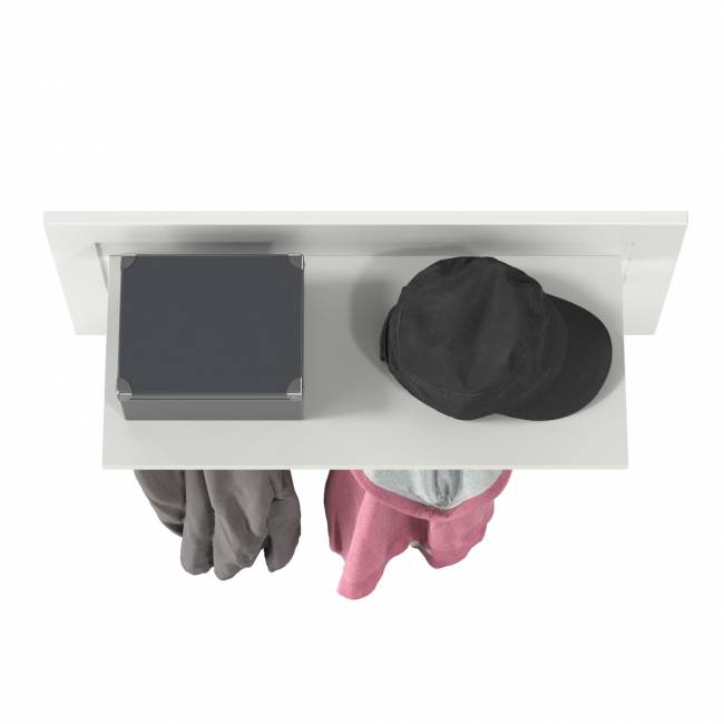 Вешалка Остин 15.12 цвет белый шагрень Вешалка Остин 15.12 цвет белый шагрень