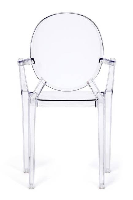 Кресло MEDALION (mod. 922) / 1 шт. в упаковке пластик, 56,5*53,2*92,5см, бесцветный бесцветный пластик
