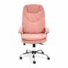 Кресло SOFTY LUX  флок , розовый, 137