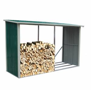  Дровница-Склад для дров, зелёный