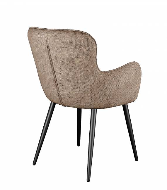 Стул DikLine 503 поворотный SB4 бежевый, ножки черные