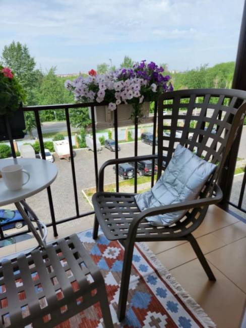 Кресло-качалка пластиковое Folio табак 720х810-925х1190-1125 мм