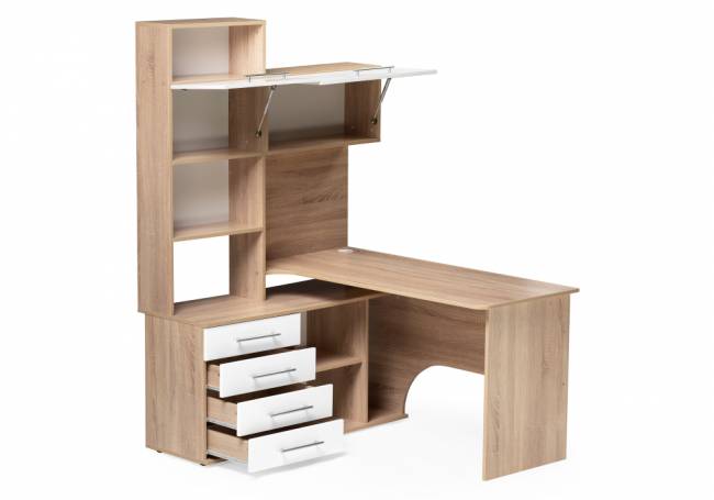 КСТ-14Л левый дуб сонома / белый