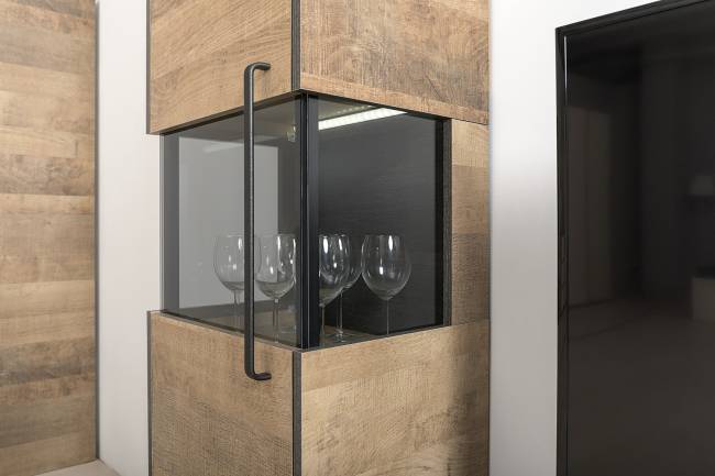 Стенка в гостиную лофт с подсветкой Трувор № 36 цвет дуб гранж песочный/интра Стенка в гостиную лофт с подсветкой Трувор № 36 цвет дуб гранж песочный/интра