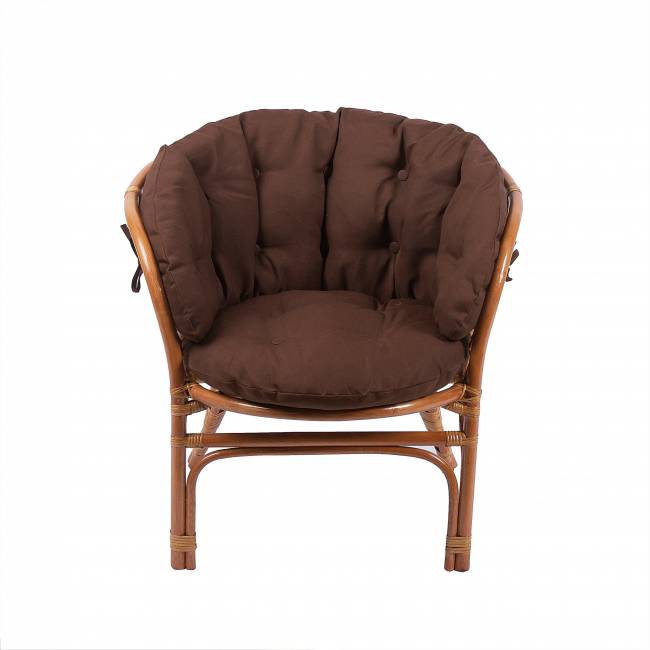 Комплект кофейный из нат. ротанга "Багама S" (2+1), коньяк