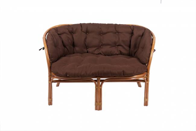 Комплект кофейный из нат. ротанга "Багама" S, коньяк