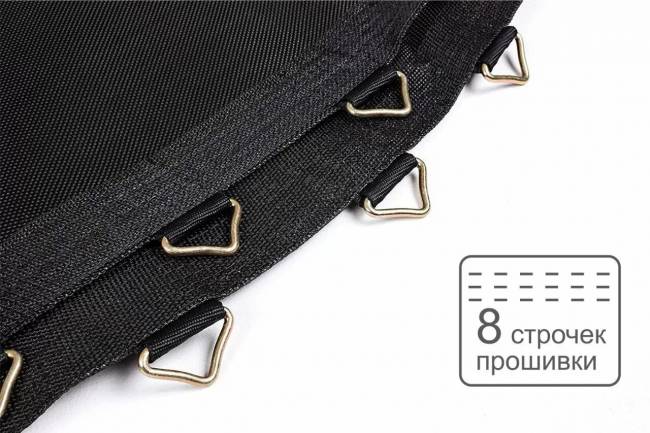 Батут "Atlas Sport 435 см (14ft)", с внутренней сеткой и лестницей BLUE