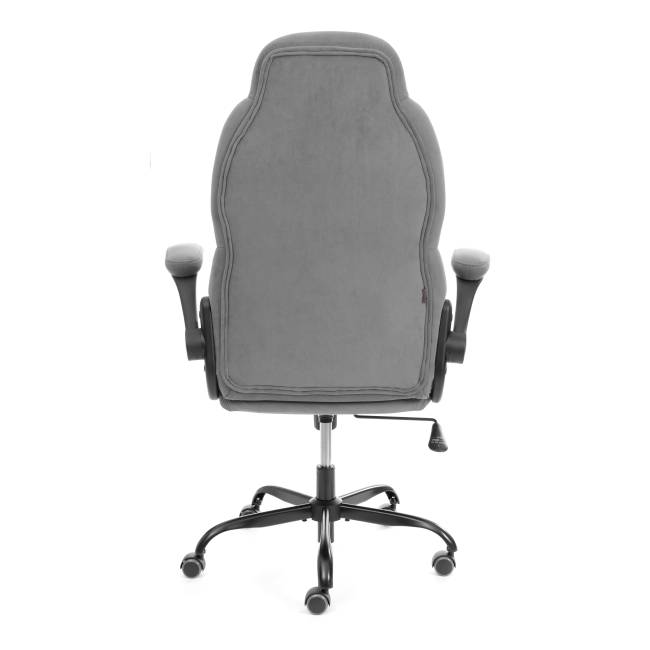 Кресло BAZUKA metalBL велюр, серый, 29, 54х48х132 см серый велюр