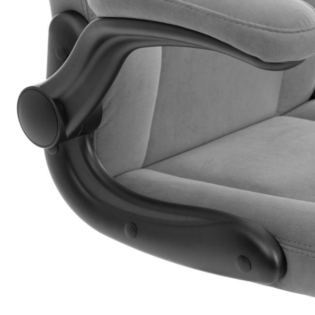 Кресло BAZUKA metalBL велюр, серый, 29, 54х48х132 см серый велюр