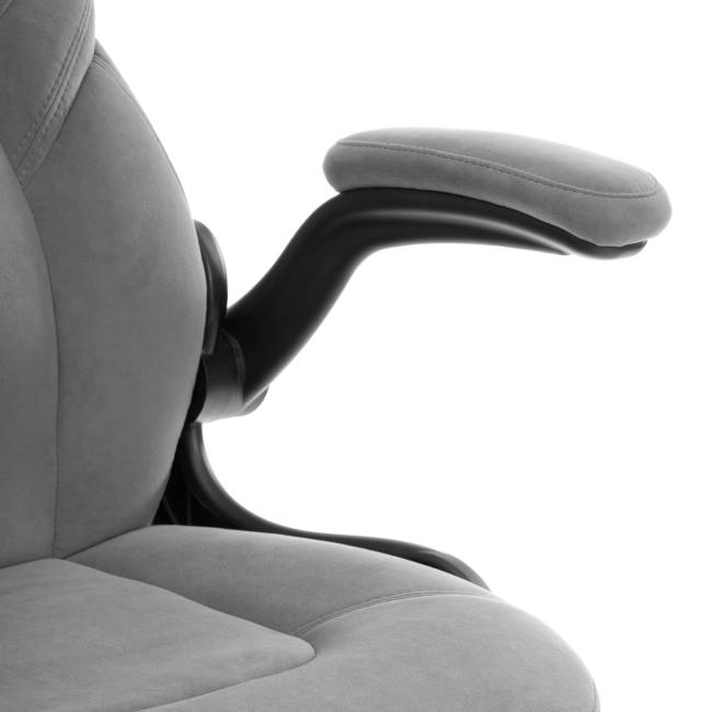 Кресло BAZUKA metalBL велюр, серый, 29, 54х48х132 см серый велюр