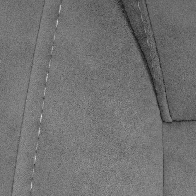 Кресло BAZUKA metalBL велюр, серый, 29, 54х48х132 см серый велюр