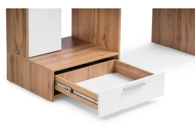 Лайт 03.243 дуб золотой (craft) / белый премиум