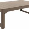 Lyon rattan table cappuccino