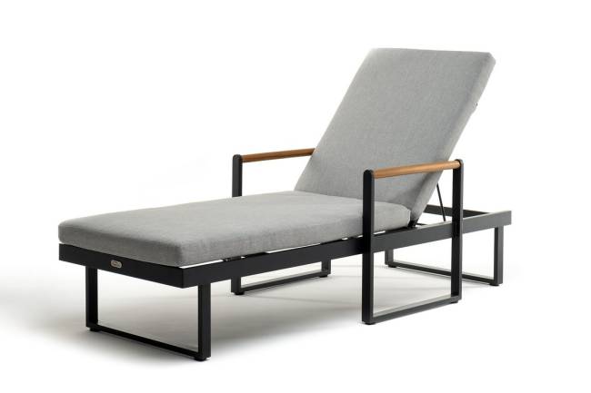 Шезлонг из алюминия МАЯ темный графит Шезлонг из алюминия МАЯ темный графит