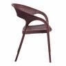 Кресло TINTO (mod. PC59) / 1 шт. в упаковке пластик,  60 х 63 х 83 см, Brown (коричневый) 14 Brown (коричневый) 14 пластик