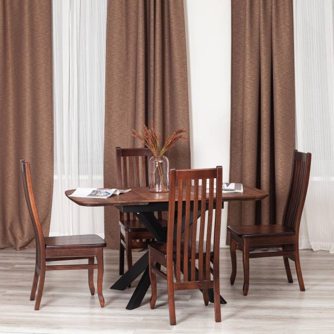 Стул Dolce/Дольче жёсткое сидение бук, МДФ, 40х46х100см, коричневый коричневый бук, мдф