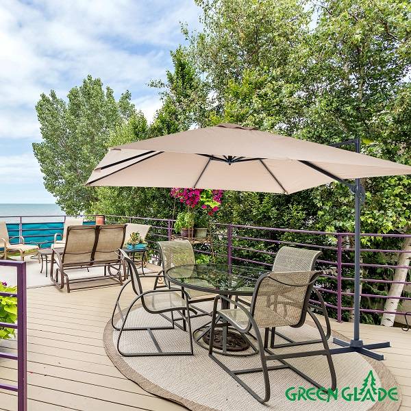Зонт садовый Green Glade 2003 светло-коричневый Зонт садовый Green Glade 2003 светло-коричневый