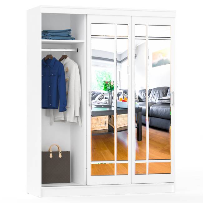 Шкаф-купе СВК-1700 цвет белый Шкаф-купе СВК-1700 цвет белый