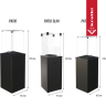Нагреватель газовый Kratki PATIO/SLIM/M