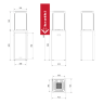 Нагреватель газовый Kratki PATIO/SLIM/M