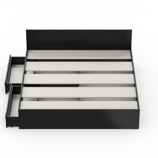 Кровать с ящиками Стандарт 1800 цвет венге