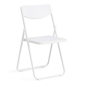 Стул складной FOLDER (mod. 3016) каркас: металл, сиденье/спинка: пластик, 48,5 х 48 х 82,5 см, white (белый) (Комплект из 6 шт.) белый