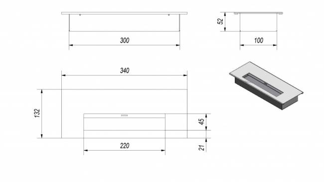 Биокамин Kratki SIERRA, TUV