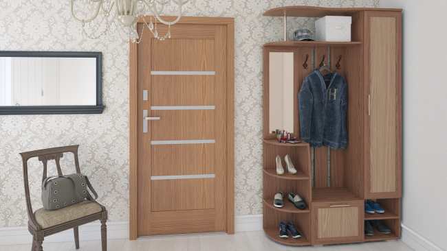 Прихожая Ксения-2, цвет ясень шимо светлый/ясень шимо тёмный