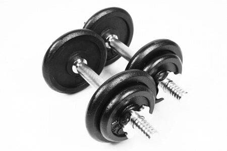 Набор гантелей и штанга ATLAS SPORT 48 кг Набор гантелей и штанга ATLAS SPORT 48 кг