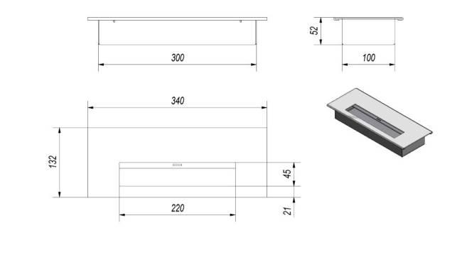 Биокамин WHISKEY 2, TUV