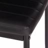 Стул Easy (mod. 24-1) / 1 шт. в упаковке металл, экокожа, 49 х 41 х 98 см, Black (Черный) / Black (Черный) Black (Черный) / Black (Черный) металл, экокожа