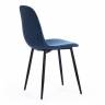 Стул BREEZE (mod. 4724) вельвет/металл, 44 х 53 х 87 см, Blue (синий) HLR63 / черный