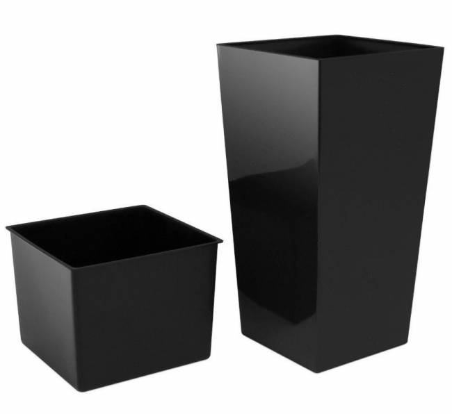 Кашпо для цветов URBI SQUARE DURS400-S433 (40/91,5 л) 2 предмета