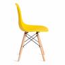 Стул CINDY (EAMES) (mod. 1801) / 1 шт. в упаковке дерево бук/металл/сиденье пластик, 45x51x82 см, Yellow (Желтый) Yellow (Желтый) дерево бук/металл/сиденье пластик