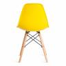 Стул CINDY (EAMES) (mod. 1801) / 1 шт. в упаковке дерево бук/металл/сиденье пластик, 45x51x82 см, Yellow (Желтый) Yellow (Желтый) дерево бук/металл/сиденье пластик