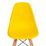 Стул CINDY (EAMES) (mod. 1801) / 1 шт. в упаковке дерево бук/металл/сиденье пластик, 45x51x82 см, Yellow (Желтый) Yellow (Желтый) дерево бук/металл/сиденье пластик