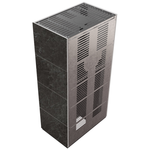 Каминокомплект Kratki PRO FLOKI NATURALI NERO GRECO