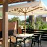 Зонт профессиональный 4х4 м Palladio Standard натуральный, слоновая кость 4000х4000 мм