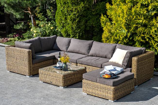 "Лунго" модуль диванный прямой с подушками, цвет соломенный (гиацинт) "Лунго" модуль диванный прямой с подушками, цвет соломенный (гиацинт)