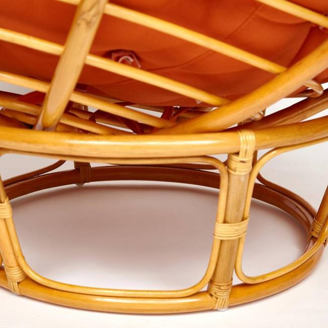 Кресло PAPASAN/ПАПАСАН 23/01 W /с подушкой/ диаметр подушки 122 см, 115х101х104 см, Honey (мед), ткань Оранжевый, С 23 Honey (мед) Кресло PAPASAN/ПАПАСАН 23/01 W /с подушкой/ диаметр подушки 122 см, 115х101х104 см, Honey (мед), ткань Оранжевый, С 23 Honey (мед)