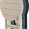 Стол пластиковый складной Helen Folding Table Ø60 белый Ø600х740 мм