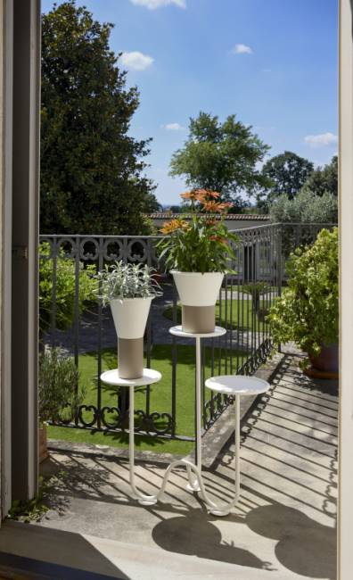 Ваза для цветов Mimosa лен, тортора Ø245х250 мм Ваза для цветов Mimosa лен, тортора Ø245х250 мм